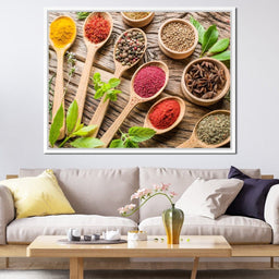 Assortment of Spices - NicheCanvas
