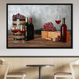 Red Wine Table - NicheCanvas