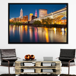 Cleveland Skyline - NicheCanvas