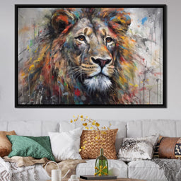 Urban Jungle: Lion - NicheCanvas