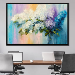 Lilac Flowers - NicheCanvas