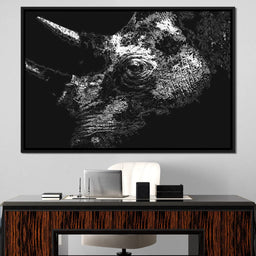 Big 5 Collection - Rhino - Johanjjf - NicheCanvas