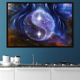 Yin Yang Stars - NicheCanvas