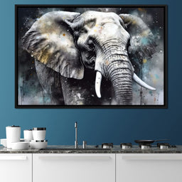 Urban Jungle: Elephant - NicheCanvas