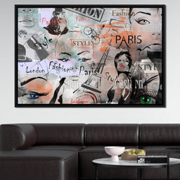 Paris Fashion - NicheCanvas