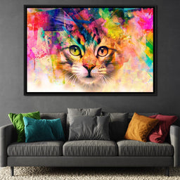 Curious Cat - NicheCanvas