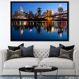 Cincinnati Skyline - NicheCanvas