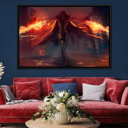 Fire Succubus - NicheCanvas