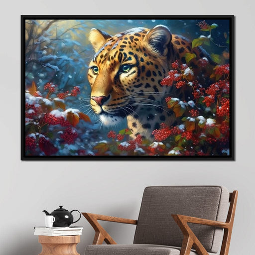 Winter Jaguar - Neal Hackett Canvas Print