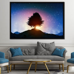 Spectacular Otherworldly Sunset - NicheCanvas