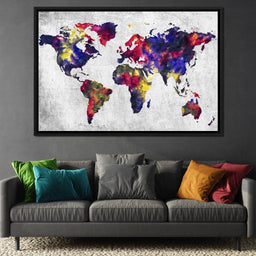 World Map 1 - Mateo - NicheCanvas