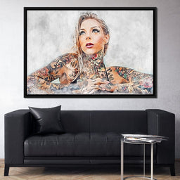 Girl Tattoo 2 - Mateo - NicheCanvas