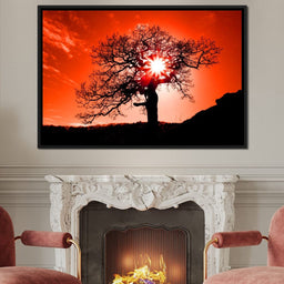 Red Dusk - NicheCanvas