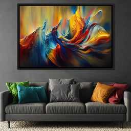 Colorful Waves & Lines - NicheCanvas