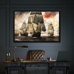 Pirate Fleet - NicheCanvas