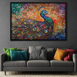 Peacock Fantasy - NicheCanvas