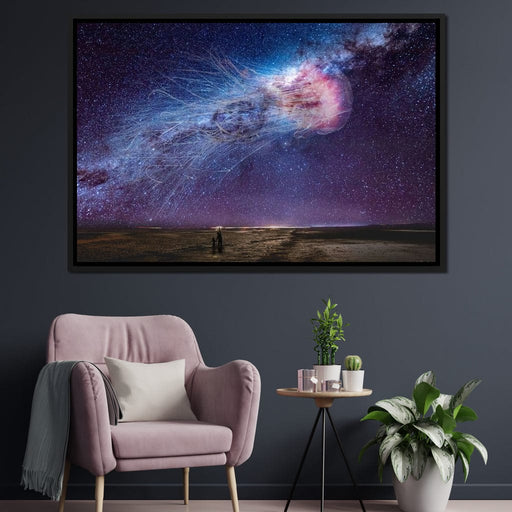 Cosmic Jellyfish Galaxy - KitConcepts Canvas Print