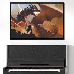 Black Magic Wizard - NicheCanvas