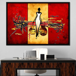 African Silhouette - NicheCanvas