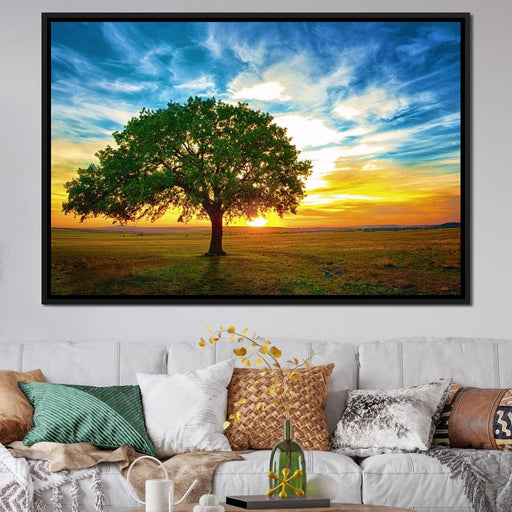 Sunrise Tree Canvas Print