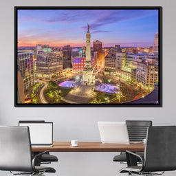 Indianapolis Skyline - NicheCanvas