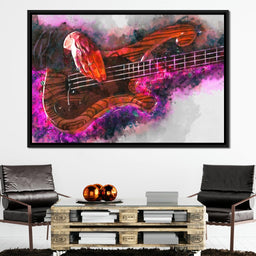 Les Claypool's Guitar - Abraham Szomor - NicheCanvas