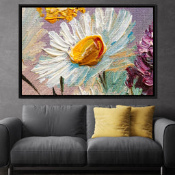 White Daisy - NicheCanvas