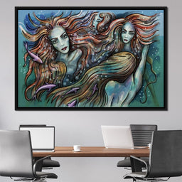 The 4 Mermaids - NicheCanvas