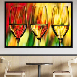 Multicolor Wine Glass | NicheCanvas