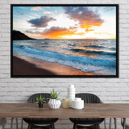 Maui Black Sand Beach - Lucas Moore - NicheCanvas