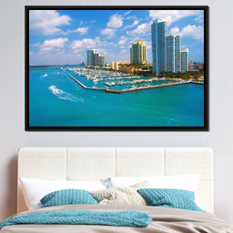 Miami Beach Skyline - NicheCanvas