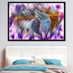 Krishna Playing the Flute - NicheCanvas