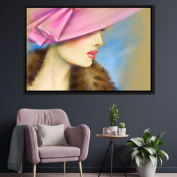 Pink Hat Fashion - NicheCanvas