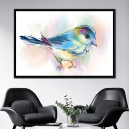 Watercolor Bird - NicheCanvas