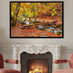 Wooden Bridge - NicheCanvas