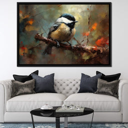 Black-Capped Chickadee - Neal Hackett - NicheCanvas