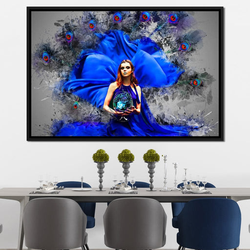 Feather Gown - Johanjjf Canvas Print