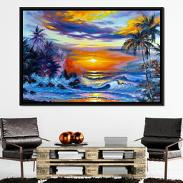 Hawaii Sunset - NicheCanvas