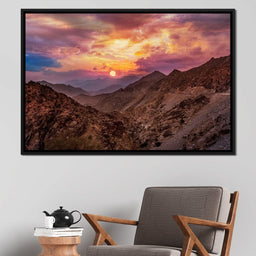 Desert Mountains - NicheCanvas