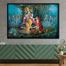 Radha & Krishna Love Tree - NicheCanvas