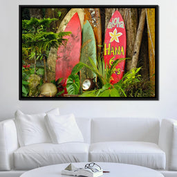 Surfboards in Hawaii - NicheCanvas
