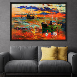 Fishing Boats - NicheCanvas