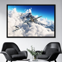 P51 Mustangs Winter Squadron - NicheCanvas