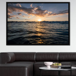 Sunset Ocean - Lucas Moore - NicheCanvas