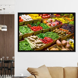 Fruit & Vegetables Market - NicheCanvas