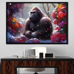 Winter Gorilla - Neal Hackett - NicheCanvas