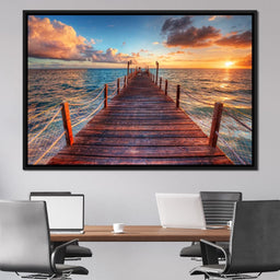 West Coast Sunset - NicheCanvas