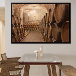 Barrels of Wine - NicheCanvas