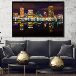 Baltimore Skyline - NicheCanvas