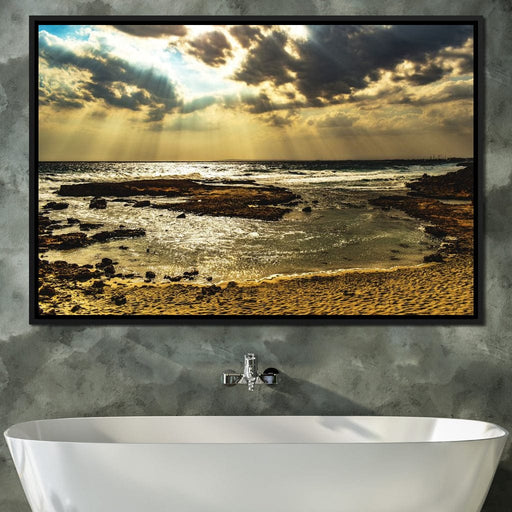 Sunrays Beach - Johanjjf Canvas Print